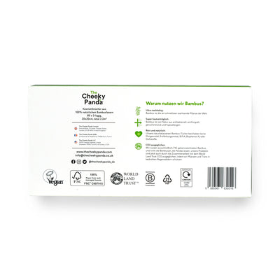 Umweltfreundliche Taschentücher im praktischen Spender | Plastikfrei - The Cheeky Panda