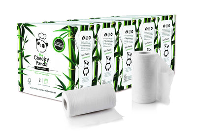 Küchenpapier aus Bambus - 10 Rollen Vorratsbox - The Cheeky Panda DE