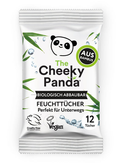 Umweltfreundliche Feuchttücher für unterwegs - The Cheeky Panda